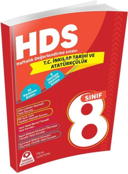 Örnek Akademi 8. Sınıf Sosyal Bilgiler Haftalık Değerlendirme Sınavı HDS