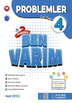 Palme Yayınevi 4.Sınıf Problemler Yanında Ben Varım Soru Kitabı