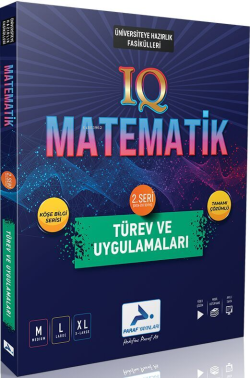 Paraf Yayınları IQ Matematik Türev ve Uygulamaları 2. Seri Soru Kütüph