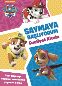 Paw Patrol Saymaya Başlıyorum Faaliyet Aktivite Kitabı