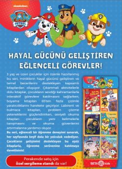 Paw Patrol Stantlı Ürünler (90 Kitap)