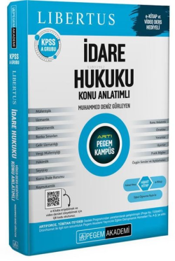 Pegem Akademi KPSS A Grubu İdare Hukuku Konu Anlatımlı - Muhammet Deni