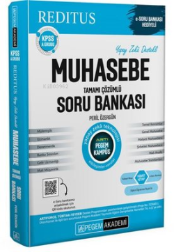 Pegem Akademi KPSS A Grubu Muhasebe Tamamı Çözümlü Soru Bankası - Peri