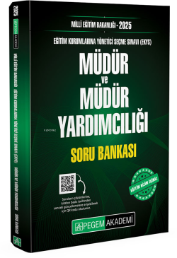 Pegem Akademi Yayıncılık 2025 Milli Eğitim Bakanlığı EKYS Müdür Ve Müd