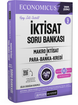 Pegem Akademi Yayıncılık KPSS A Grubu Economicus Makro İktisat ve Para-Banka-Kredi Cilt 2 Soru Bankası