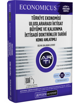 Pegem Akademi Yayıncılık KPSS A Grubu Economicus Türkiye Ekonomisi, Uluslararası İktisat, Büyüme ve Kalkınma, İktisadi Doktrinler Tarihi Konu Anlatımı