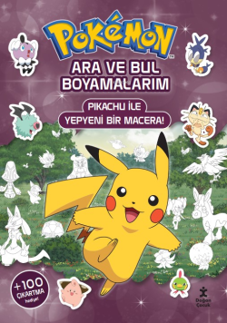 Pokémon Ara ve Bul Boyamalarım - Pikachu ile Yepyeni Bir Macera!