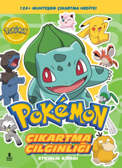 Pokémon - Bulbasaur Çıkartma Çılgınlığı Etkinlik Kitabı