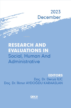 Research And Evaluations In Social, Human And Administrative - 2023 December