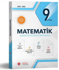 Sonuç Yayınları 9. Sınıf Matematik Modüler Set - 2025 Güncel Müfredata Uygun