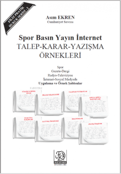 Spor Basın Yayın İnternet Talep-Karar-Yazışma Örnekleri