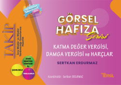 Takip- İcra Müdür Ve Müdürlüğü Sınavlarına Hazırlık Görsel Hafıza Serisi Katma Değer Vergisi - Damga Vergisi - Harçlar