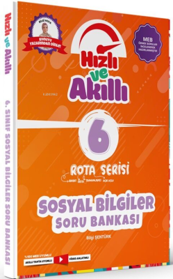 Tammat Yayıncılık 6. Sınıf Sosyal Bilgiler Rota Serisi Hızlı ve Akıllı Soru Bankası