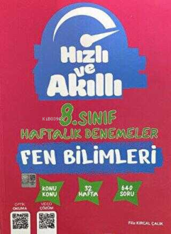 Tammat Yayıncılık Hızlı ve Akıllı 8.Sınıf Fen Bilimleri Haftalık Denemeleri