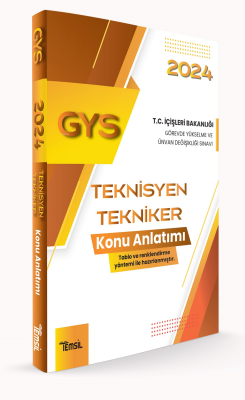 Teknisyen Tekniker Konu Anlatımı;İçişleri Bakanlığı Görevde Yükselme v