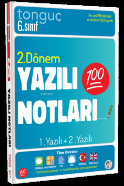 Tonguç Akademi 6. Sınıf Tüm Dersler 2. Dönem 1. Yazılı ve 2. Yazılı Notları