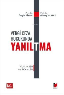 Vergi Ceza Hukukunda Yanıl(t)ma