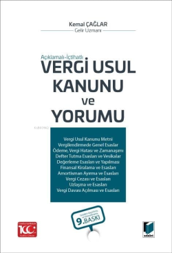 Vergi Usul Kanunu ve Yorumu