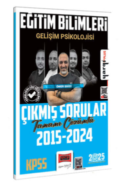 Yargı Yayınları 2025 Kpss Eğitim Bilimleri Gelişim Psikolojisi ;Tamamı Çözümlü Çıkmış Sorular