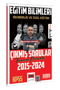 Yargı Yayınları 2025 Kpss Eğitim Bilimleri Rehberlik ve Özel Eğitim ;T