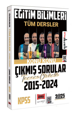 Yargı Yayınları 2025 Kpss Eğitim Bilimleri Tüm Dersler 2015-2024 ;Tamamı Çözümlü Konu Konu Çıkmış Sorular