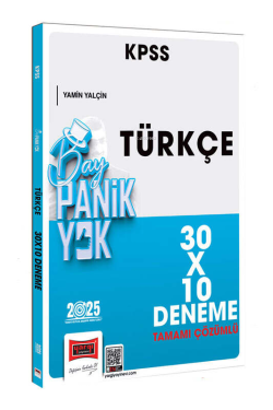 Yargı Yayınları 2025 KPSS Tamamı Çözümlü Türkçe 30x10 Deneme - Yamin Y