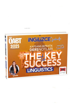 Yargı Yayınları 2025 ÖABT İngilizce Öğretmenliği Kapsamlı Pratik Ders Notları - The Key Success Linguistics