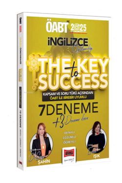 Yargı Yayınları 2025 ÖABT İngilizce Öğretmenliği The Key Success Detaylı Çözümlü 7 Deneme