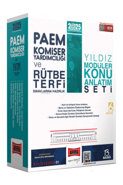 Yargı Yayınları 2025 PAEM Komiser Yardımcılığı ve Rütbe Terfi Sınavlarına Hazırlık Konu Anlatımlı Modüler Set