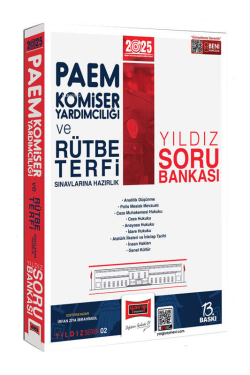 Yargı Yayınları 2025 PAEM Komiser Yardımcılığı ve Rütbe Terfi Sınavlarına Hazırlık Yıldız Soru Bankası