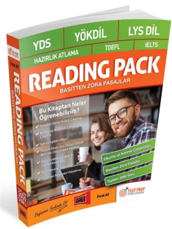 Yargı Yayınları YDS YÖKDİL LYS DİL Hazırlık Atlama TOEFL IELTS Reading Pack Basitten Zora Pasajlar