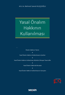 Yasal Önalım Hakkının Kullanılması