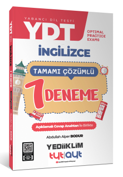 YDT Optimal Practice Exams Tamamı Çözümlü 7 Deneme