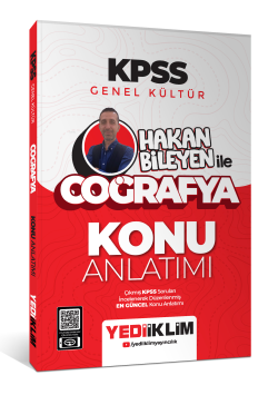 Yediiklim Yayıncılık 2025 KPSS Genel Kültür Hakan Bileyen ile Coğrafya