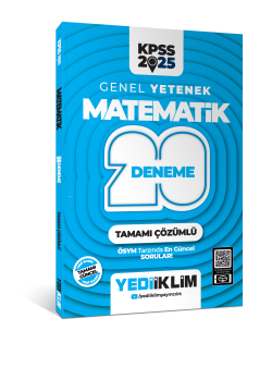 Yediiklim Yayınları 2025 KPSS Genel Yetenek Matematik Tamamı Çözümlü 2