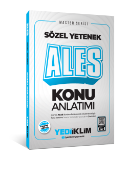 Yediiklim Yayınları 2025 Master Serisi ALES Sözel Yetenek Konu Anlatım