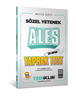 Yediiklim Yayınları Ales Sözel Yetenek Çek Kopart Yaprak Test