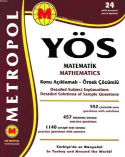 YÖS Matematik Konu Açıklamalı Örnek Çözümlü