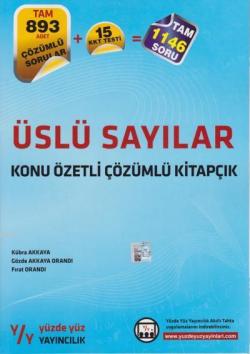 Yüzde Yüz Yayınları Üslü Sayılar Konu Özetli Çözümlü Kitapçık Yüzde Yüz