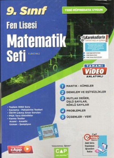 09.Sınıf Set Fen Lisesi Matematik - 2023 - Kolektif | Yeni ve İkinci E