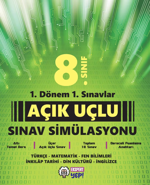 1. Dönem 1. Sınavlar Açık Uçlu Sınav Simülasyonu 8. Sınıf - Kolektif |