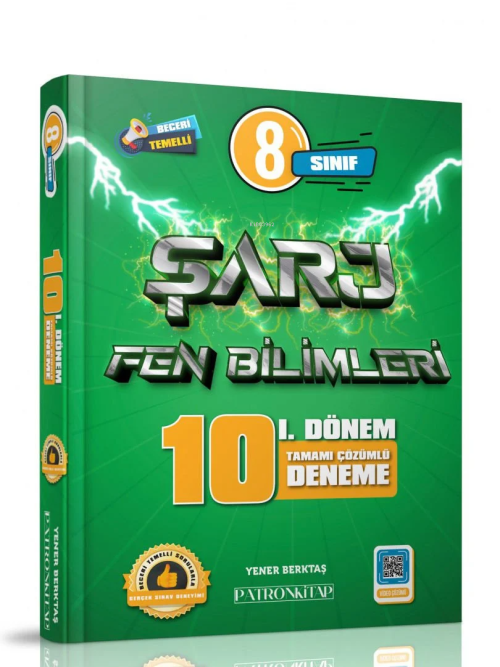 1. Dönem LGS Şarj Fen Bilimleri Deneme Sınavı - Yener Berktaş | Yeni v