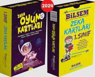 1. Sınıf Bilsem Zeka Kartları - 6-7 Yaş Zeka Oyun Kartları - Kolektif 