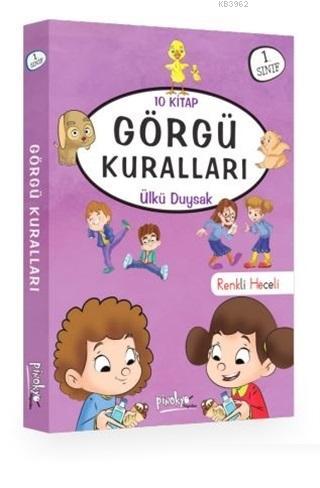 1. Sınıf Görgü Kuralları Serisi (10 Kitap Takım) - Ülkü Duysak | Yeni 