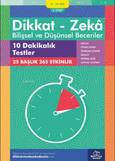 10 Dakikalık Testler ( 9 - 10 Yaş 4.Kitap, 265 Etkinlik ) - Alison Pri