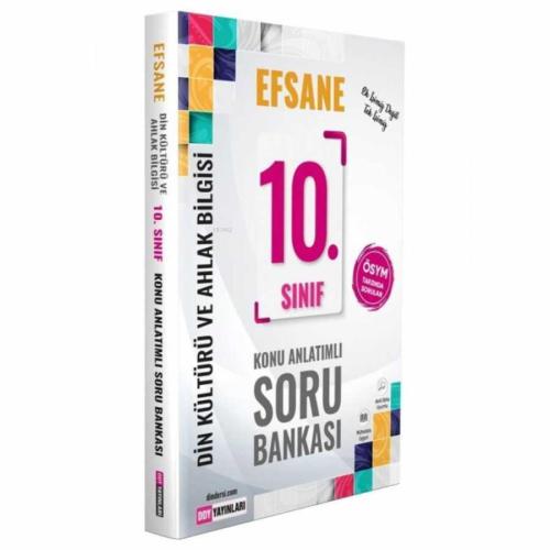 10. Sınıf Din Kültürü ve Ahlak Bilgisi Efsane Konu Anlatımlı Soru Bank