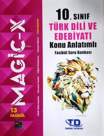 10.Sınıf Türk Dili Ve Edebiyatı Konu Anlatımlı Fasikül Soru Bankası - 