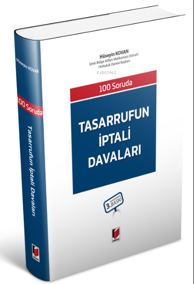 100 Soruda Tasarrufun İptali Davaları - Hüseyin Kovan | Yeni ve İkinci