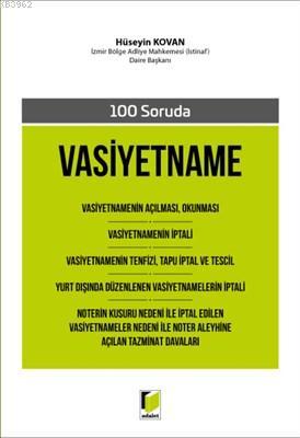 100 Soruda Vasiyetname - Hüseyin Kovan | Yeni ve İkinci El Ucuz Kitabı