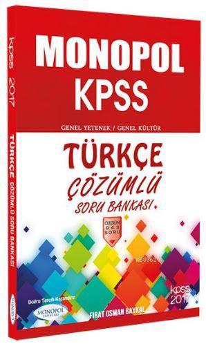 2017 Kpss Genel Yetenek Genel Kültür Türkçe Soru Bankası - Fırat Osman